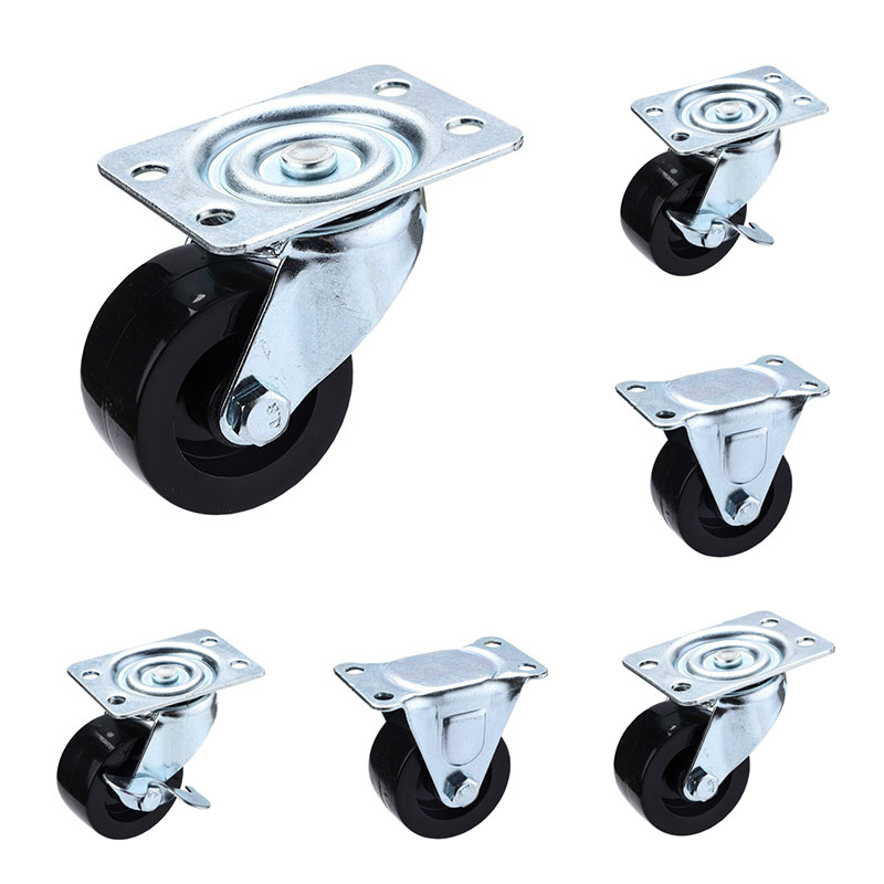 General Duty Rubber Casters